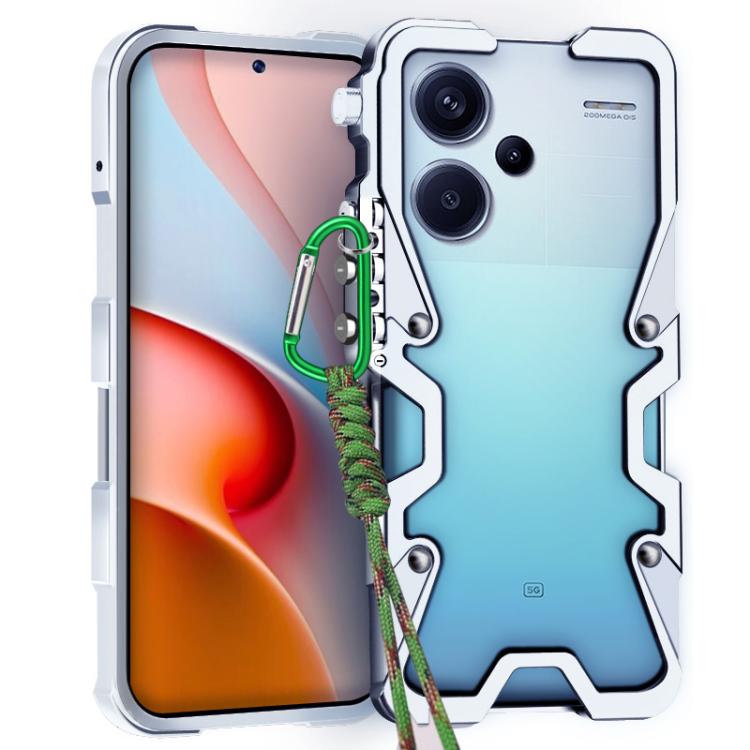 Trigger Design Hollow Metal Frame Phone Case with Lanyard, For Redmi Turbo 5 Max / Poco X8 Pro Max 5G, For Redmi Turbo 5 / Poco X8 Pro 5G, For Redmi Note 15 4G Global 164mm, For Redmi Note 15 Pro 4G Global 163.2mm, For Redmi Note 15 Pro+ 5G Global 163....