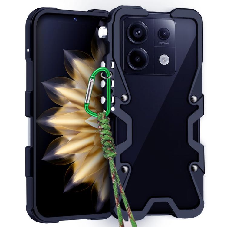 Trigger Design Hollow Metal Frame Phone Case with Lanyard, For Redmi Turbo 5 Max / Poco X8 Pro Max 5G, For Redmi Turbo 5 / Poco X8 Pro 5G, For Redmi Note 15 4G Global 164mm, For Redmi Note 15 Pro 4G Global 163.2mm, For Redmi Note 15 Pro+ 5G Global 163....