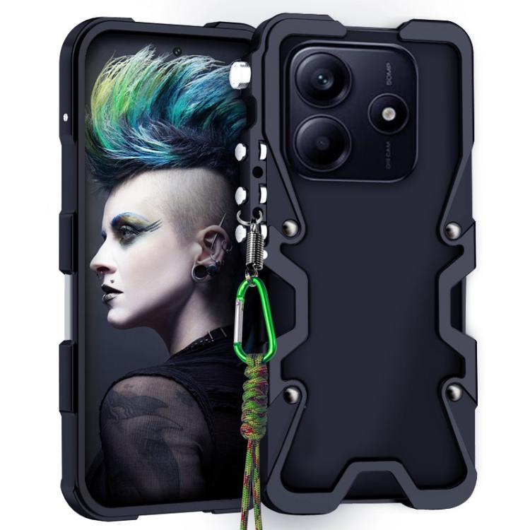 Trigger Design Hollow Metal Frame Phone Case with Lanyard, For Redmi Turbo 5 Max / Poco X8 Pro Max 5G, For Redmi Turbo 5 / Poco X8 Pro 5G, For Redmi Note 15 4G Global 164mm, For Redmi Note 15 Pro 4G Global 163.2mm, For Redmi Note 15 Pro+ 5G Global 163....