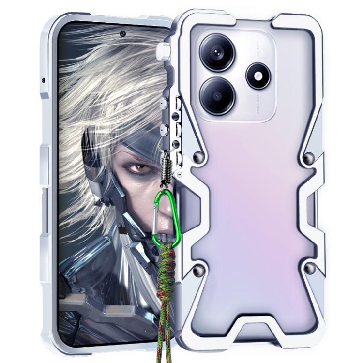 Trigger Design Hollow Metal Frame Phone Case with Lanyard, For Redmi Turbo 5 Max / Poco X8 Pro Max 5G, For Redmi Turbo 5 / Poco X8 Pro 5G, For Redmi Note 15 4G Global 164mm, For Redmi Note 15 Pro 4G Global 163.2mm, For Redmi Note 15 Pro+ 5G Global 163....