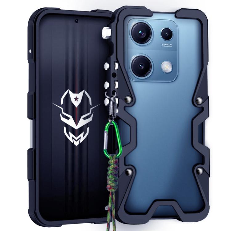 Trigger Design Hollow Metal Frame Phone Case with Lanyard, For Redmi Turbo 5 Max / Poco X8 Pro Max 5G, For Redmi Turbo 5 / Poco X8 Pro 5G, For Redmi Note 15 4G Global 164mm, For Redmi Note 15 Pro 4G Global 163.2mm, For Redmi Note 15 Pro+ 5G Global 163....