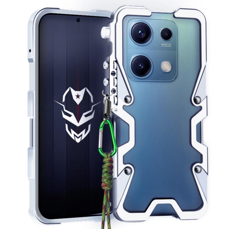 Trigger Design Hollow Metal Frame Phone Case with Lanyard, For Redmi Turbo 5 Max / Poco X8 Pro Max 5G, For Redmi Turbo 5 / Poco X8 Pro 5G, For Redmi Note 15 4G Global 164mm, For Redmi Note 15 Pro 4G Global 163.2mm, For Redmi Note 15 Pro+ 5G Global 163....