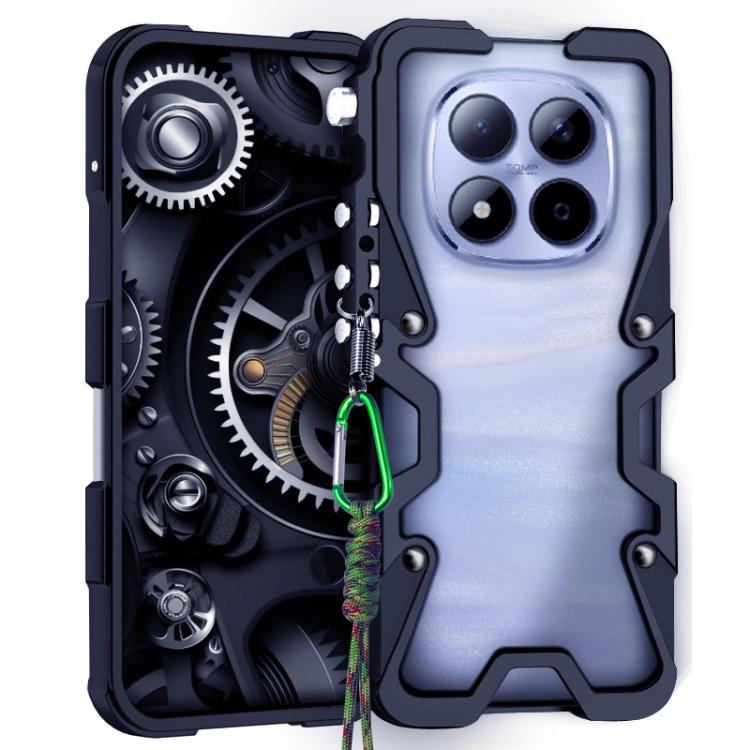 Trigger Design Hollow Metal Frame Phone Case with Lanyard, For Redmi Turbo 5 Max / Poco X8 Pro Max 5G, For Redmi Turbo 5 / Poco X8 Pro 5G, For Redmi Note 15 4G Global 164mm, For Redmi Note 15 Pro 4G Global 163.2mm, For Redmi Note 15 Pro+ 5G Global 163....