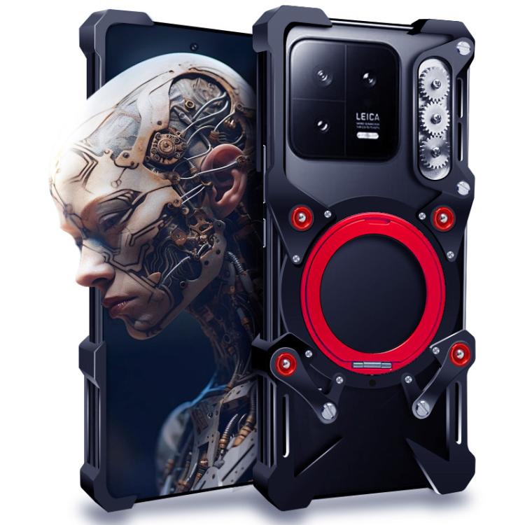 Rotating Bracket Hollow Metal Phone Case with Lanyard, For Xiaomi 13 Pro, For Xiaomi 13, For Xiaomi 12T / 12T Pro, For Xiaomi 12 Pro / 12S Pro