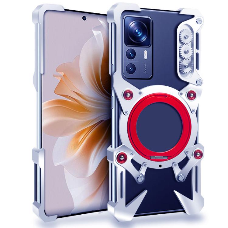 Rotating Bracket Hollow Metal Phone Case with Lanyard, For Xiaomi 13 Pro, For Xiaomi 13, For Xiaomi 12T / 12T Pro, For Xiaomi 12 Pro / 12S Pro