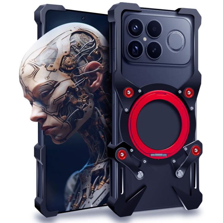 Rotating Bracket Hollow Metal Phone Case with Lanyard, For Xiaomi Poco M8 Power, For Xiaomi 17 Max 5G, For Xiaomi 17T Pro 5G, For Xiaomi 17T 5G, For Xiaomi Poco X8 Pro Max 5G, For Xiaomi Poco X8 Pro 5G, For Xiaomi Poco M8 Pro 5G, For Xiaomi Poco M8 5G ...