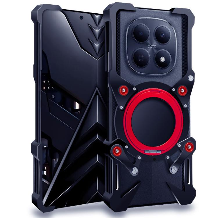 Rotating Bracket Hollow Metal Phone Case with Lanyard, For Xiaomi Poco M8 Power, For Xiaomi 17 Max 5G, For Xiaomi 17T Pro 5G, For Xiaomi 17T 5G, For Xiaomi Poco X8 Pro Max 5G, For Xiaomi Poco X8 Pro 5G, For Xiaomi Poco M8 Pro 5G, For Xiaomi Poco M8 5G ...