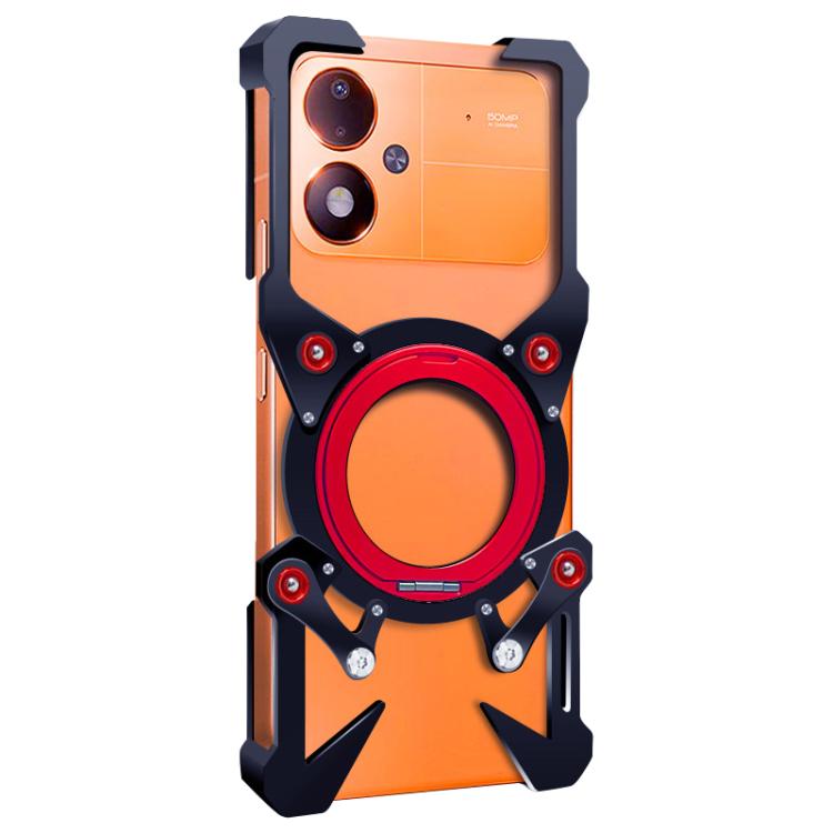 Rotating Bracket Hollow Metal Phone Case with Lanyard, For Xiaomi Poco M8 Power, For Xiaomi 17 Max 5G, For Xiaomi 17T Pro 5G, For Xiaomi 17T 5G, For Xiaomi Poco X8 Pro Max 5G, For Xiaomi Poco X8 Pro 5G, For Xiaomi Poco M8 Pro 5G, For Xiaomi Poco M8 5G ...