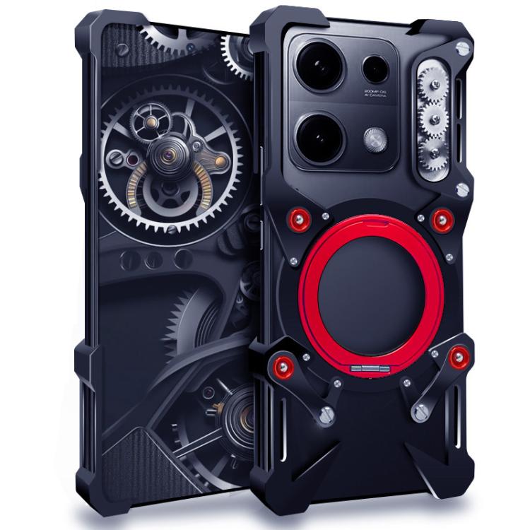 Rotating Bracket Hollow Metal Phone Case with Lanyard, For Redmi Note 17 Pro 5G Global 163mm, For Redmi Note 17 5G / 4G Global 171mm, For Redmi K100 Pro Max, For Redmi K90 Ultra 5G, For Redmi K100 Pro 5G, For Redmi Turbo 5 Max / Poco X8 Pro Max 5G     ...