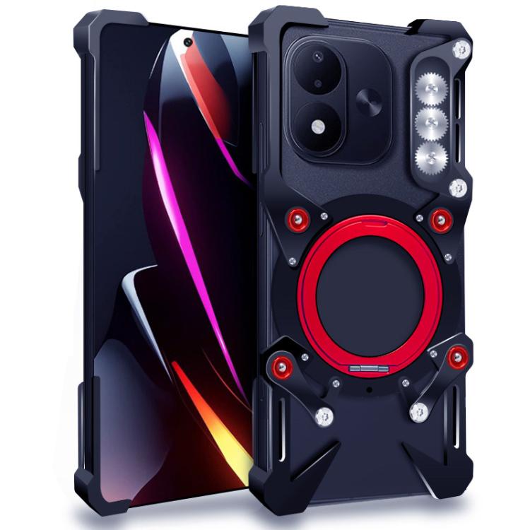 Rotating Bracket Hollow Metal Phone Case with Lanyard, For Redmi Note 17 Pro 5G Global 163mm, For Redmi Note 17 5G / 4G Global 171mm, For Redmi K100 Pro Max, For Redmi K90 Ultra 5G, For Redmi K100 Pro 5G, For Redmi Turbo 5 Max / Poco X8 Pro Max 5G     ...