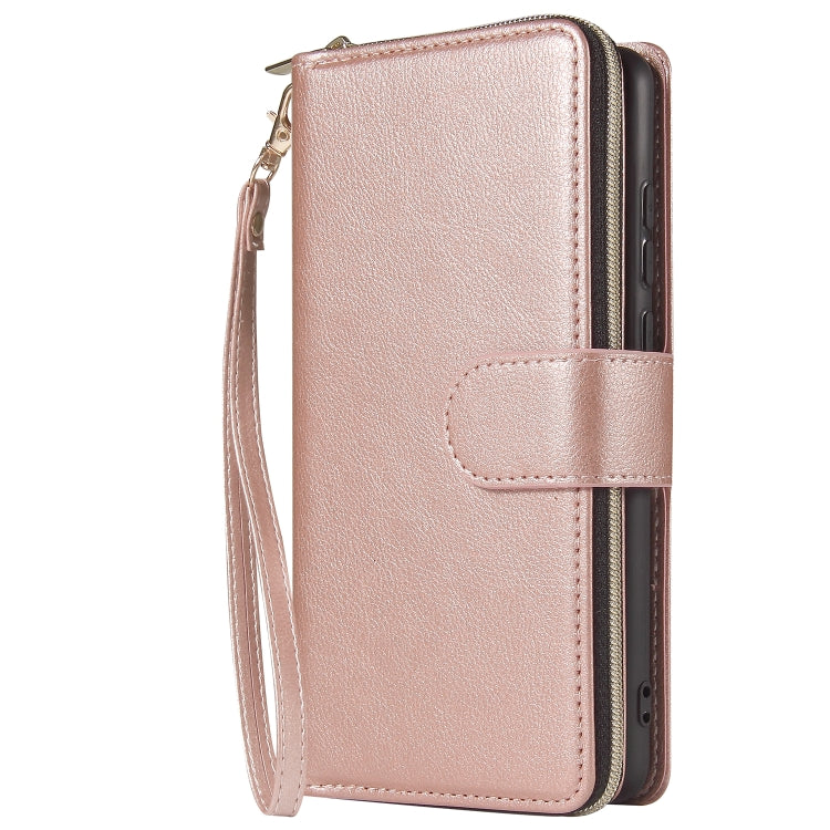 Zipper Wallet Bag Horizontal Flip PU Leather Case with Holder & 9 Card Slots & Wallet & Lanyard & Photo Frame, For Huawei P30, For Huawei P30 Lite, For Huawei P30 Pro, For Huawei P40, For Huawei P40 Lite, For Huawei P40 Pro, For Huawei P40 Pro+        ...