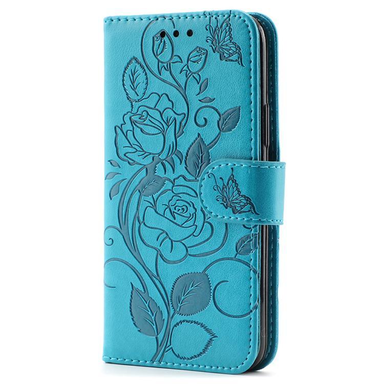Rose Butterfly Embossed Leather Phone Case, For Xiaomi 17 Pro, For Xiaomi 17, For Xiaomi 15T Pro 5G, For Xiaomi 15T 5G