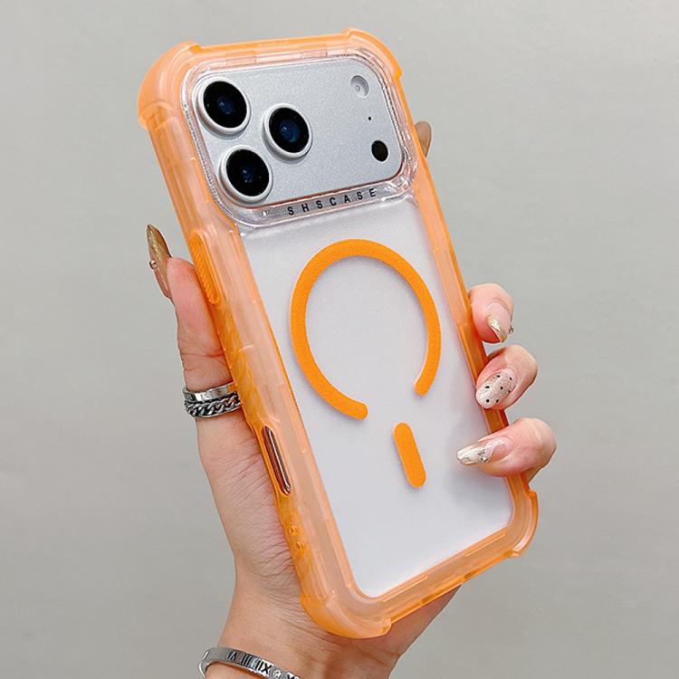 Transparent Matte TPU Hybrid PC 3-in-1 MagSafe Phone Case, For iPhone 18 Pro / 17 Pro, For iPhone 18 Pro Max / 17 Pro Max, For iPhone 17, For iPhone Air, For iPhone 16 Pro Max, For iPhone 16 Pro, For iPhone 16 Plus, For iPhone 16
