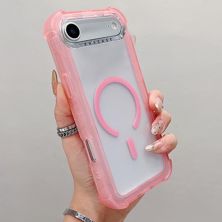 Transparent Matte TPU Hybrid PC 3-in-1 MagSafe Phone Case, For iPhone 18 Pro / 17 Pro, For iPhone 18 Pro Max / 17 Pro Max, For iPhone 17, For iPhone Air, For iPhone 16 Pro Max, For iPhone 16 Pro, For iPhone 16 Plus, For iPhone 16