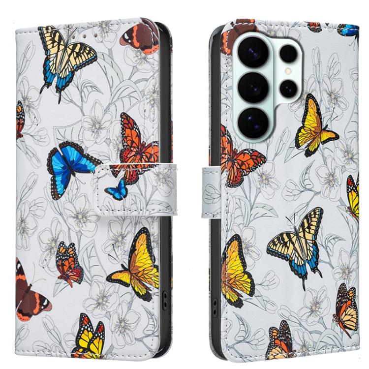 BF42 Color Painting Leather Phone Case, For Galaxy S26 FE 5G, For Samsung Galaxy S26 Ultra 5G, For Samsung Galaxy S26 5G