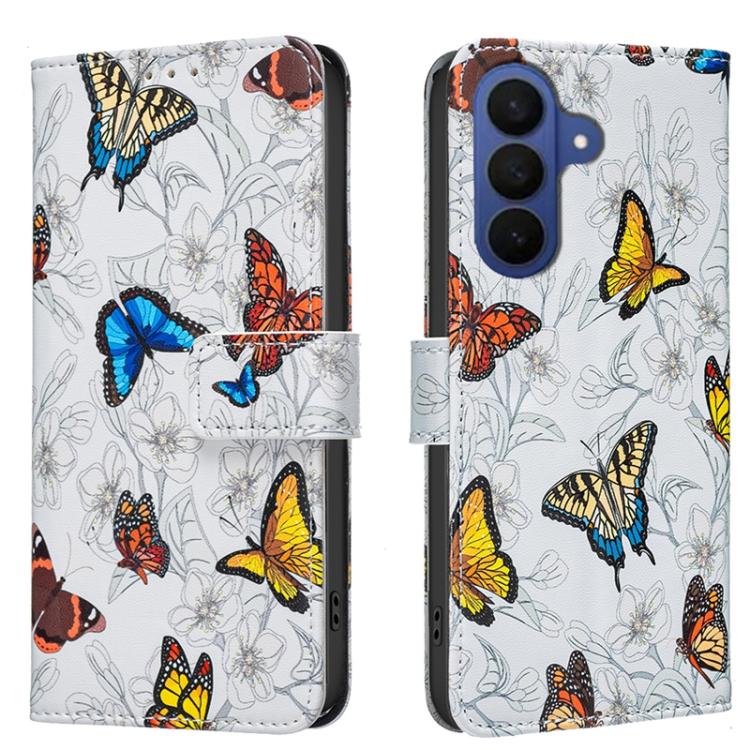 BF42 Color Painting Leather Phone Case, For Galaxy S26 FE 5G, For Samsung Galaxy S26 Ultra 5G, For Samsung Galaxy S26 5G