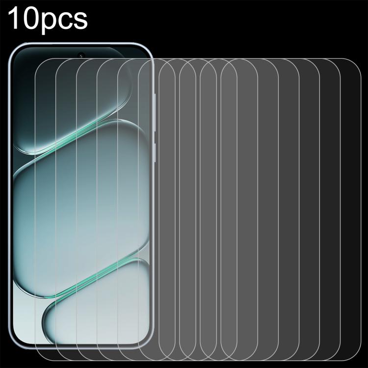 10pcs 0.18mm High Aluminum Tempered Glass Film, Support Fingerprint Unlocking, For OnePlus Turbo 6X Pro 5G, For OnePlus Nord CE6, For OnePlus Ace 6 Ultra, For OnePlus 15