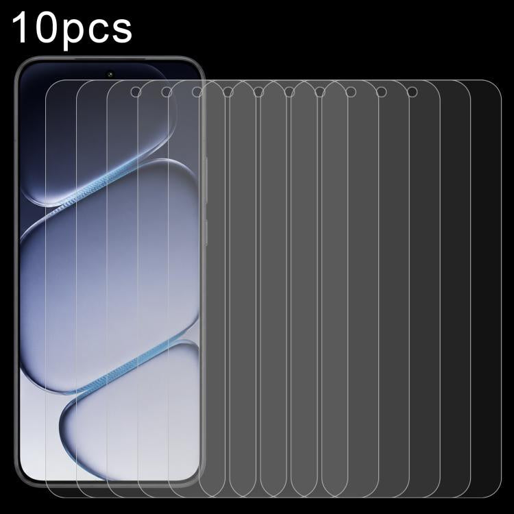 10pcs 0.18mm High Aluminum Tempered Glass Film, Support Fingerprint Unlocking, For OnePlus Turbo 6X Pro 5G, For OnePlus Nord CE6, For OnePlus Ace 6 Ultra, For OnePlus 15