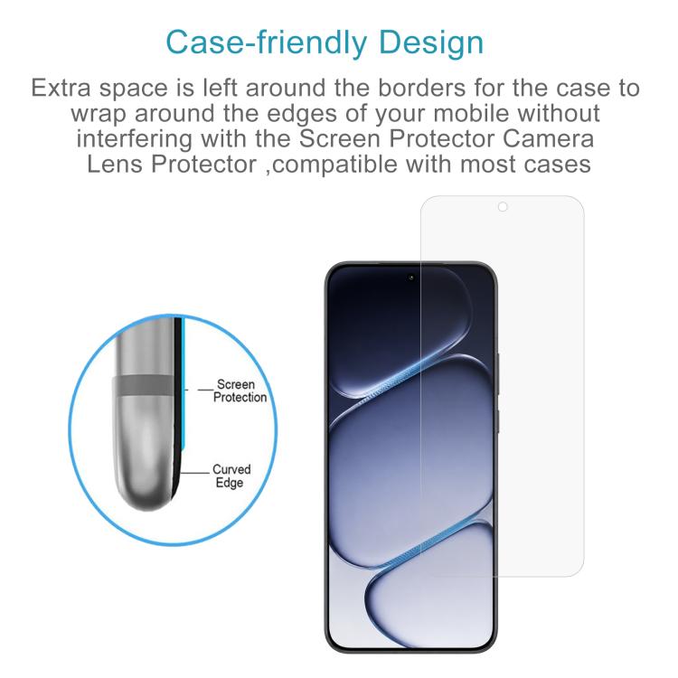 10pcs 0.18mm High Aluminum Tempered Glass Film, Support Fingerprint Unlocking, For OnePlus Turbo 6X Pro 5G, For OnePlus Nord CE6, For OnePlus Ace 6 Ultra, For OnePlus 15