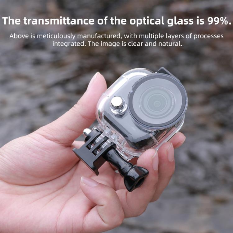 For Insta360 GO Ultra 50m Waterproof Shell, Body Diving Case, Body Charging Case Diving Case
