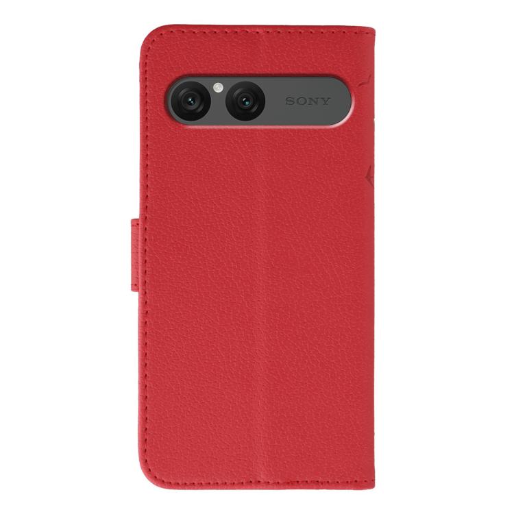 Feather Pattern Litchi Texture Leather Phone Case, For Sony Xperia 10 VII