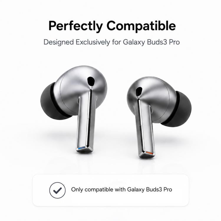 XDcase 3 Pairs Silicone Ear Tips with Storage & Cleaning Kit, For Samsung Galaxy Buds3 Pro