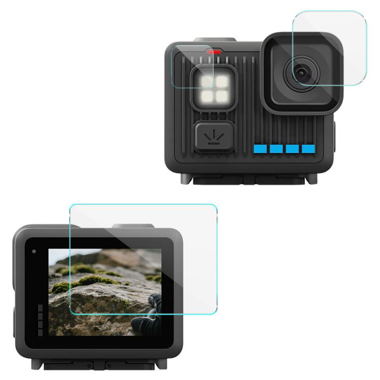 imak Tempered Glass Film with Camera Lens Film, For GoPro LIT HERO