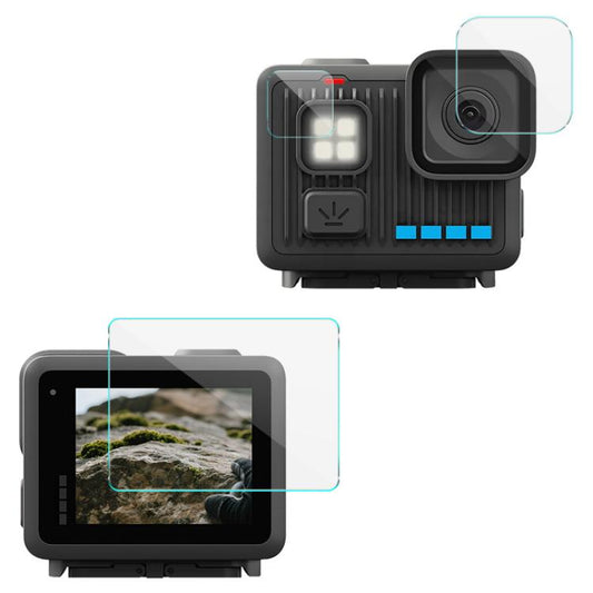imak Tempered Glass Film with Camera Lens Film, For GoPro LIT HERO