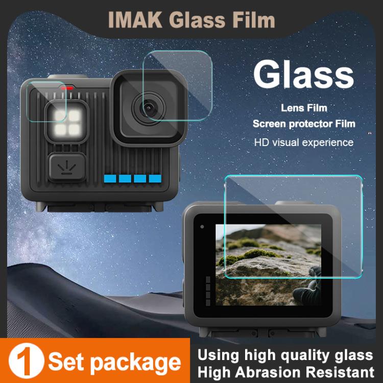 imak Tempered Glass Film with Camera Lens Film, For GoPro LIT HERO