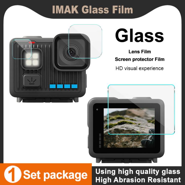 imak Tempered Glass Film with Camera Lens Film, For GoPro LIT HERO
