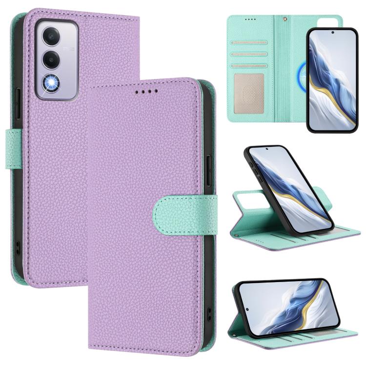 Detachable Litchi Texture Magnetic Vegan Leather Phone Case, For OPPO A3 Pro Global / A3 Energy, For OPPO Reno12 Pro Global, For OPPO Reno12 Global