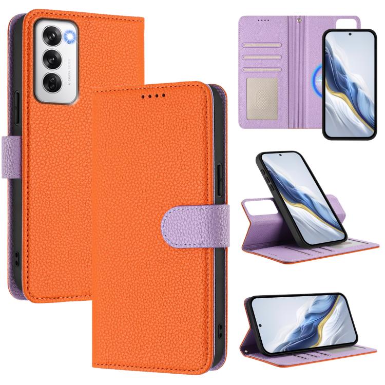 Detachable Litchi Texture Magnetic Vegan Leather Phone Case, For OPPO A3 Pro Global / A3 Energy, For OPPO Reno12 Pro Global, For OPPO Reno12 Global