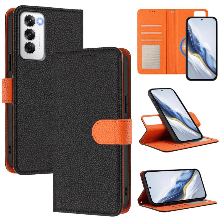 Detachable Litchi Texture Magnetic Vegan Leather Phone Case, For OPPO A3 Pro Global / A3 Energy, For OPPO Reno12 Pro Global, For OPPO Reno12 Global