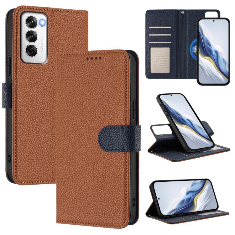 Detachable Litchi Texture Magnetic Vegan Leather Phone Case, For OPPO A3 Pro Global / A3 Energy, For OPPO Reno12 Pro Global, For OPPO Reno12 Global