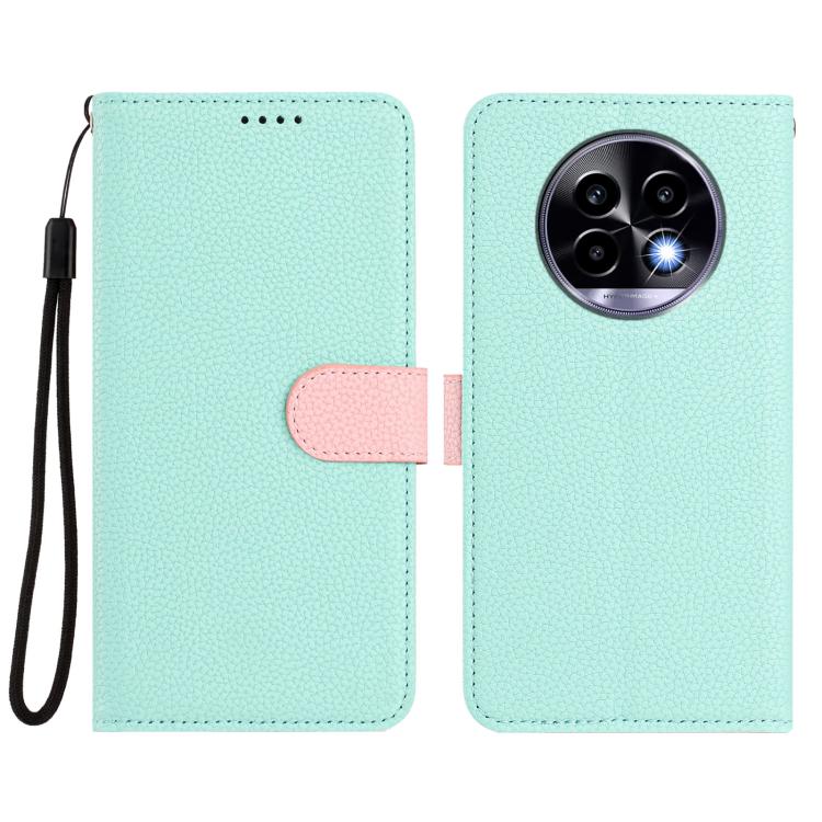 Detachable Litchi Texture Magnetic Vegan Leather Phone Case, For Realme 13 Pro / 13 Pro+ 5G