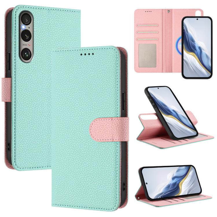 Detachable Litchi Texture Magnetic Vegan Leather Phone Case, For Sony Xperia 10 VI, For Sony Xperia 1 VI