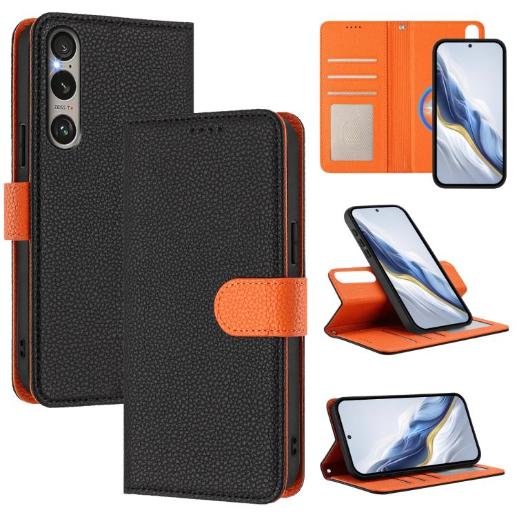 Detachable Litchi Texture Magnetic Vegan Leather Phone Case, For Sony Xperia 10 VI, For Sony Xperia 1 VI