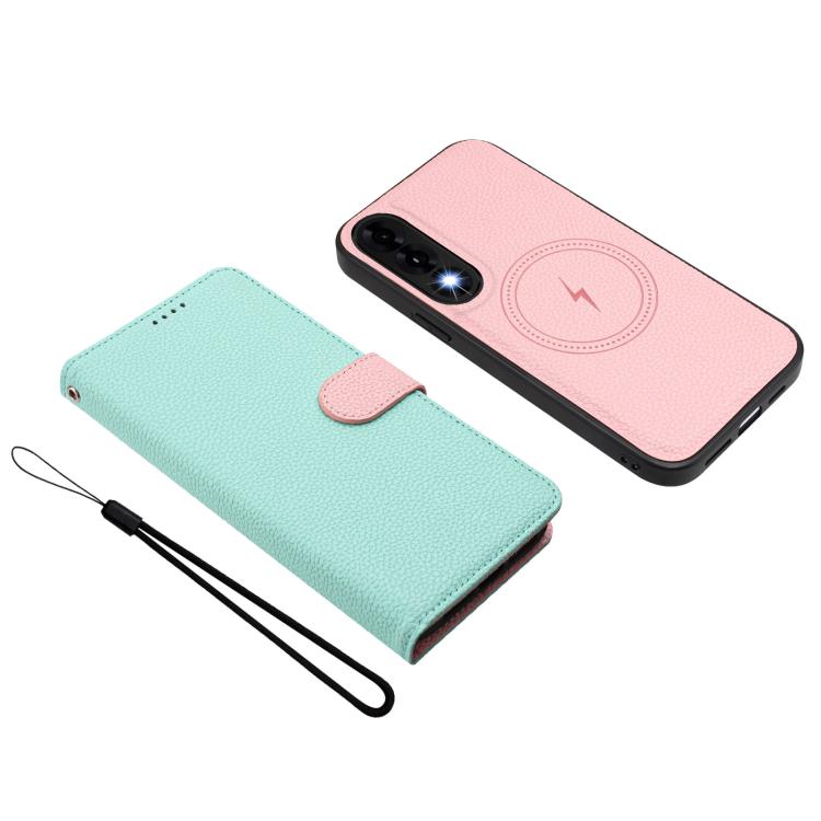 Detachable Litchi Texture Magnetic Vegan Leather Phone Case, For OnePlus Nord 5 / Ace 5 Ultra, For OnePlus Nord CE5 / Ace 5 Racing