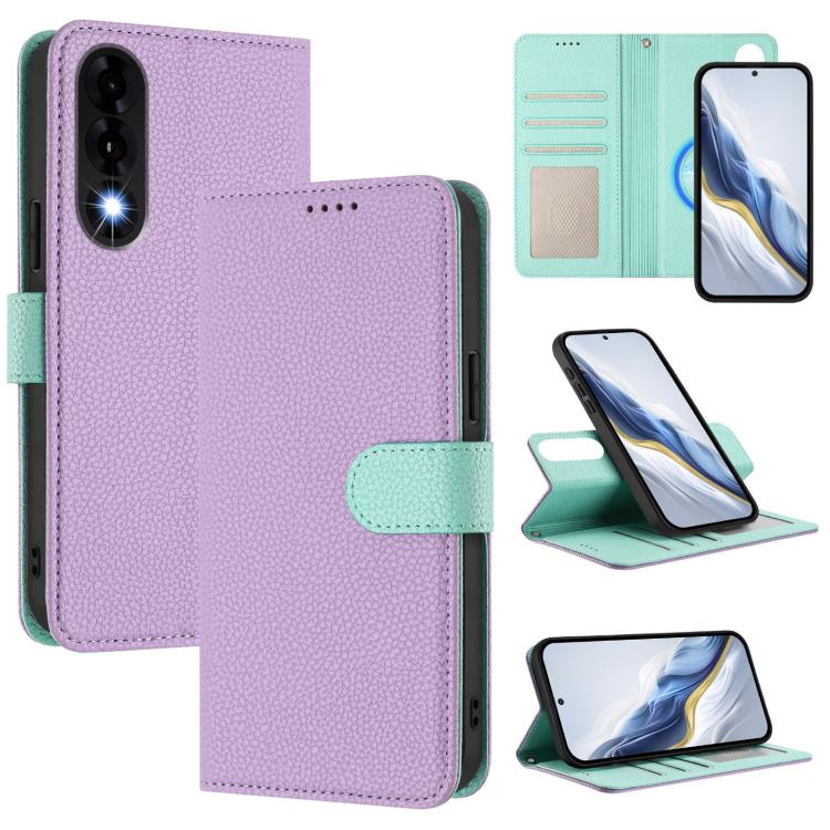 Detachable Litchi Texture Magnetic Vegan Leather Phone Case, For OnePlus Nord 5 / Ace 5 Ultra, For OnePlus Nord CE5 / Ace 5 Racing