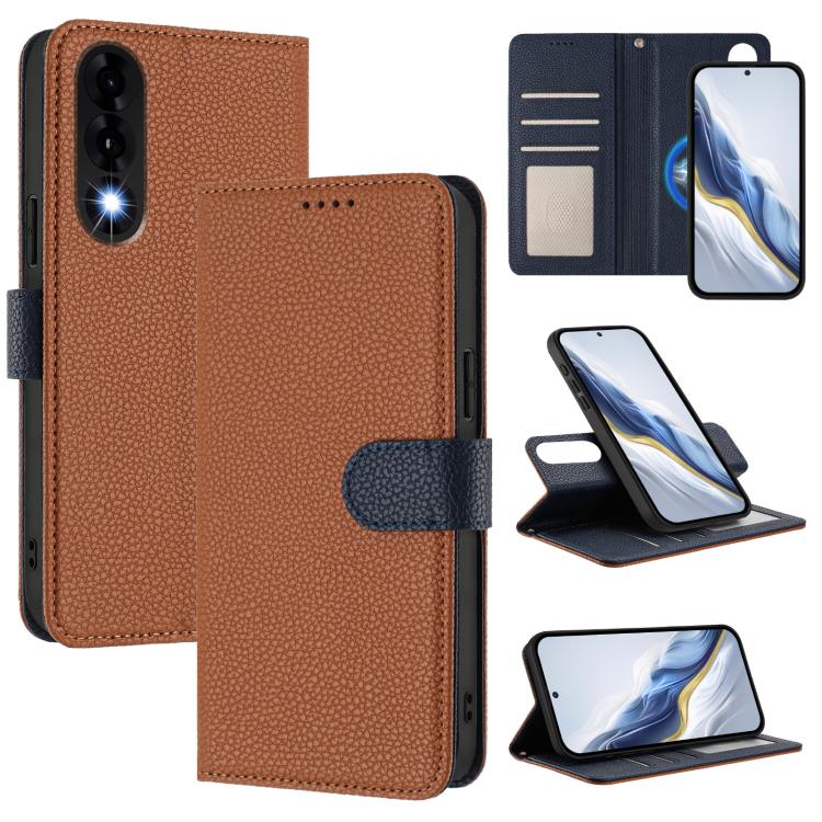 Detachable Litchi Texture Magnetic Vegan Leather Phone Case, For OnePlus Nord 5 / Ace 5 Ultra, For OnePlus Nord CE5 / Ace 5 Racing