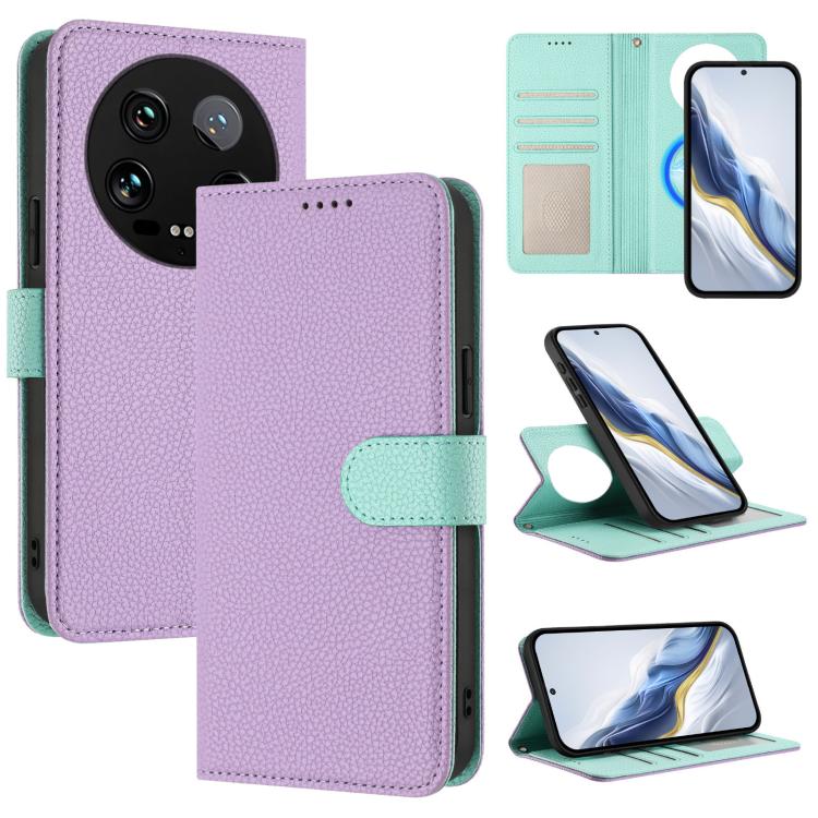 Detachable Litchi Texture Magnetic Vegan Leather Phone Case, For Xiaomi 15 Pro, For Xiaomi 15, For Xiaomi 14T Pro, For Xiaomi 14T, For Xiaomi 14 Ultra