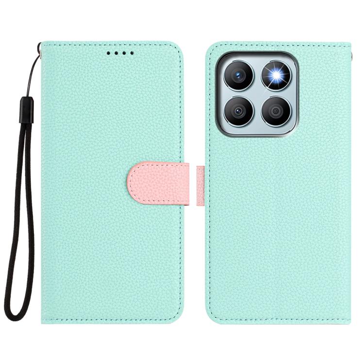 Detachable Litchi Texture Magnetic Vegan Leather Phone Case, For Honor X8b, For Honor X9b / Magic6 Lite, For Honor X7b / Play 8T