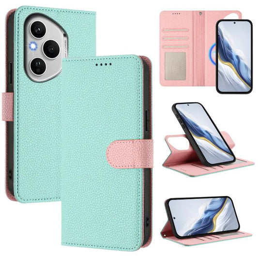 Detachable Litchi Texture Magnetic Vegan Leather Phone Case, For Honor 400 Pro Global 160.8mm, For Honor 400 Lite Global, For Honor 400 Global 156.5mm, For Honor X8c 4G, For Honor X6b 4G, For Honor 200, For Honor 200 Pro, For Honor 200 Lite Global