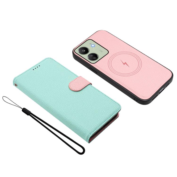 Detachable Litchi Texture Magnetic Vegan Leather Phone Case, For Redmi 13C Global / Poco C65 / M6 5G, For Redmi Note 13 4G Global, For Redmi Note 13 Pro 5G Global / Poco X6, For Redmi Note 13 5G Global, For Redmi Note 13 Pro+