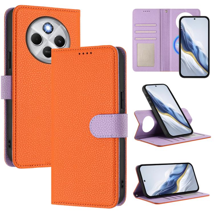 Detachable Litchi Texture Magnetic Vegan Leather Phone Case, For Redmi 14C 4G / 14R 5G / Poco C75, For Redmi Note 14 5G Global, For Redmi Note 14 Pro+ 5G Global, For Redmi Note 14 Pro 5G Global, For Redmi 13 4G / 5G / Note 13R                          ...