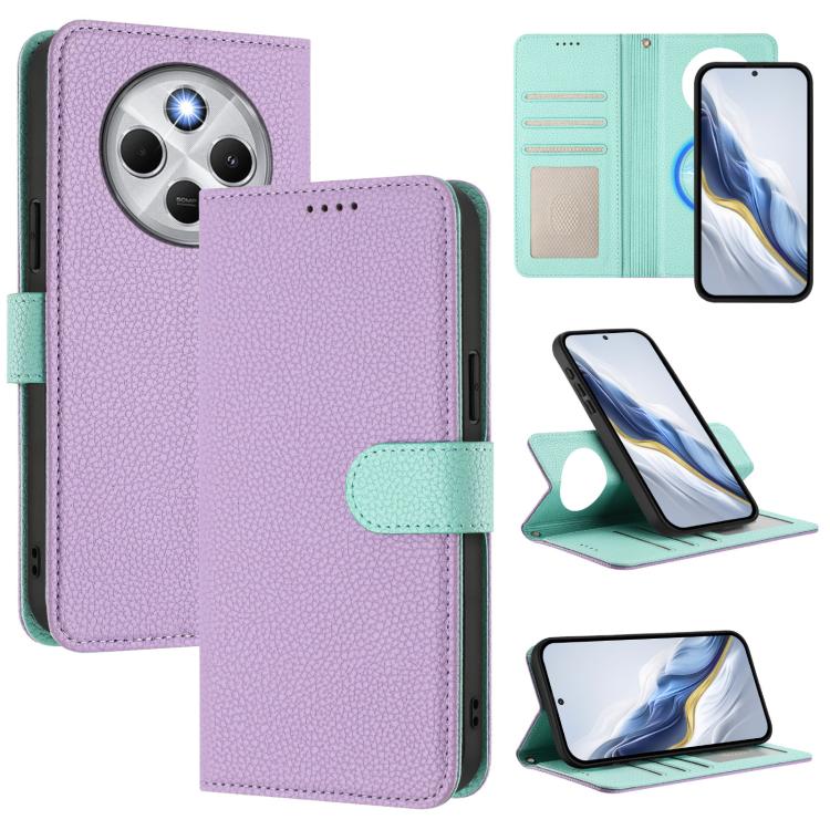 Detachable Litchi Texture Magnetic Vegan Leather Phone Case, For Redmi 14C 4G / 14R 5G / Poco C75, For Redmi Note 14 5G Global, For Redmi Note 14 Pro+ 5G Global, For Redmi Note 14 Pro 5G Global, For Redmi 13 4G / 5G / Note 13R                          ...