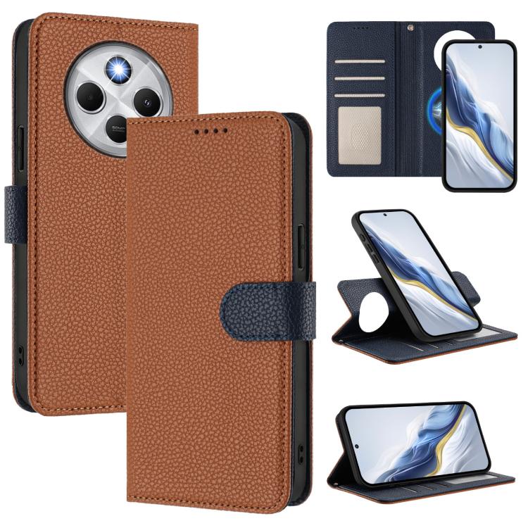 Detachable Litchi Texture Magnetic Vegan Leather Phone Case, For Redmi 14C 4G / 14R 5G / Poco C75, For Redmi Note 14 5G Global, For Redmi Note 14 Pro+ 5G Global, For Redmi Note 14 Pro 5G Global, For Redmi 13 4G / 5G / Note 13R                          ...