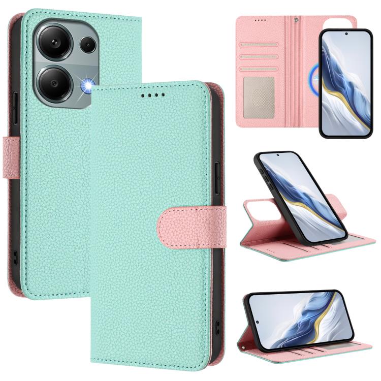 Detachable Litchi Texture Magnetic Vegan Leather Phone Case, For Redmi 14C 4G / 14R 5G / Poco C75, For Redmi Note 14 5G Global, For Redmi Note 14 Pro+ 5G Global, For Redmi Note 14 Pro 5G Global, For Redmi 13 4G / 5G / Note 13R                          ...