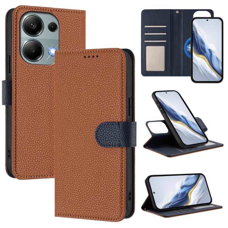 Detachable Litchi Texture Magnetic Vegan Leather Phone Case, For Redmi 14C 4G / 14R 5G / Poco C75, For Redmi Note 14 5G Global, For Redmi Note 14 Pro+ 5G Global, For Redmi Note 14 Pro 5G Global, For Redmi 13 4G / 5G / Note 13R                          ...