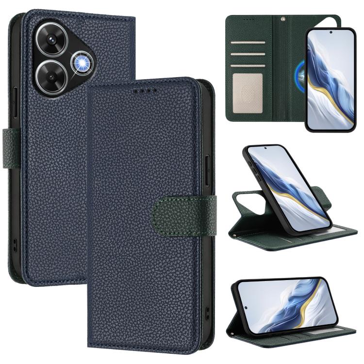 Detachable Litchi Texture Magnetic Vegan Leather Phone Case, For Redmi 14C 4G / 14R 5G / Poco C75, For Redmi Note 14 5G Global, For Redmi Note 14 Pro+ 5G Global, For Redmi Note 14 Pro 5G Global, For Redmi 13 4G / 5G / Note 13R                          ...